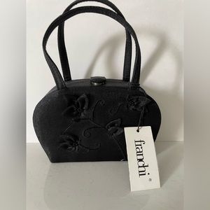 Black Satin Small Purse New with tags